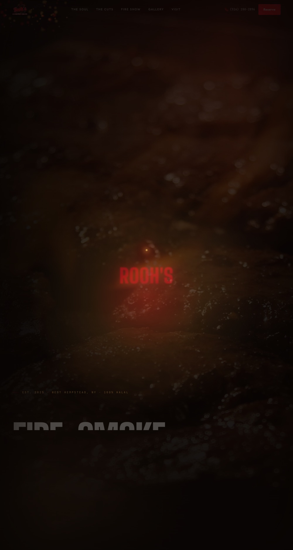 Rooh's BBQ Steakhouse website